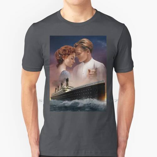 Titanic 100% Cotton T Shirt Titanic Sink Ship Of Dreams Leo