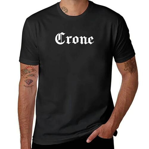 Gothic Crone Text T-Shirt quick drying boys animal print ani