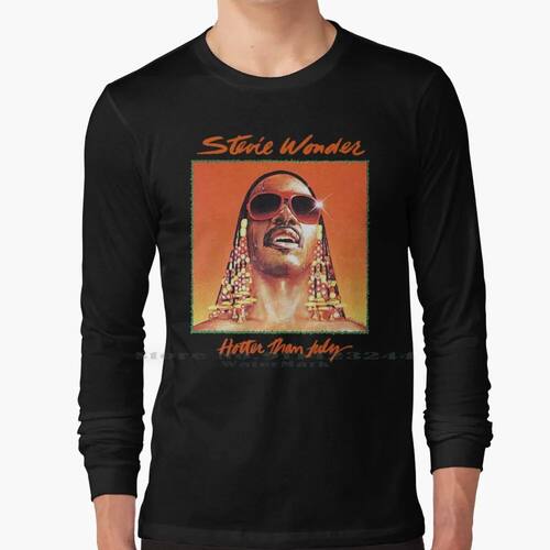 Hotter Than July 100% Cotton Long Sleeve T Shirt Aretha Fran