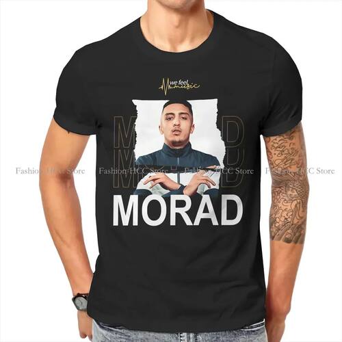 Cool Rapper Fashion TShirts MORAD Male Harajuku Fabric Stree