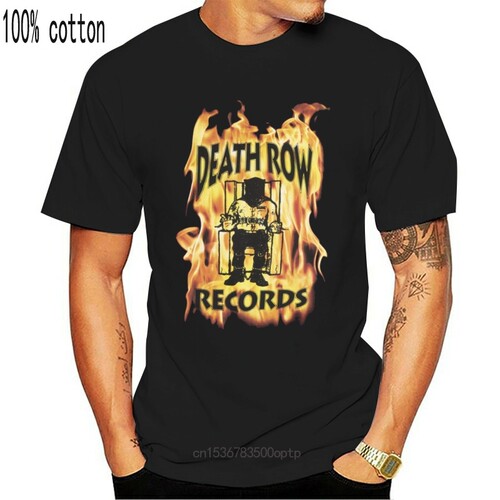 DEATH ROW RECORDS FLAMES T-SHIRT HIP HOP RAP MUSIC TEE RIPPL