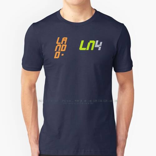 Lando Norris 4-New 2021 Customized 100% Cotton T Shirt Lando