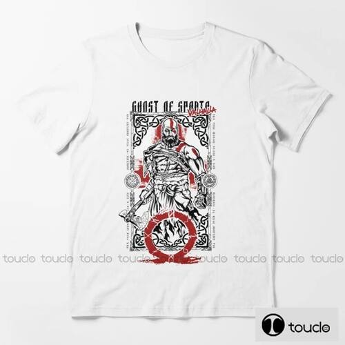 New Ghost Of Valhalla Unisex Black Tshirt Men T Shirt Retro