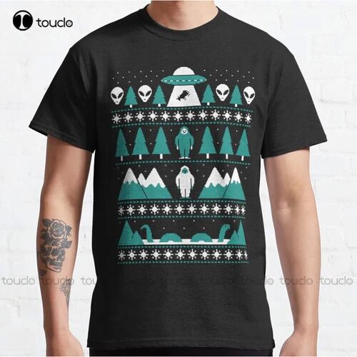 New Paranormal Christmas Sweater Classic T-Shirt Cotton Tee