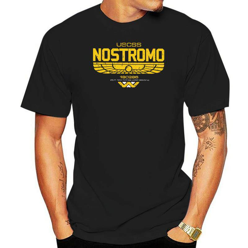 Alien Movie Nostromo Weyland Yutani Corp Men's T Shirts Alie
