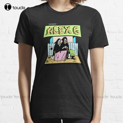 New (Sandy) Alex G Dead Logo T-Shirt Cotton Tee Shirt baseba