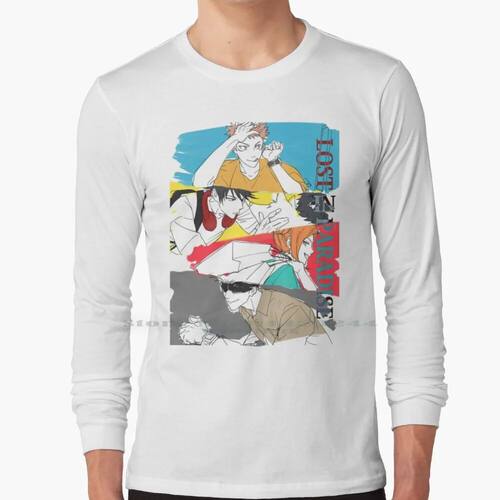 Lost In Paradise 100% Cotton Long Sleeve T Shirt Manga Nobar