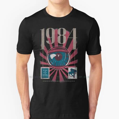 Dystopia V2 100% Cotton T Shirt 1984 Dystopia Dystopic Books