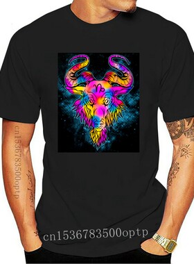 New Men t-shirt Zodiac Sign Capricorn Astrology Symbol tshir