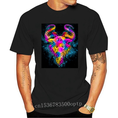 New Men t-shirt Zodiac Sign Capricorn Astrology Symbol tshir