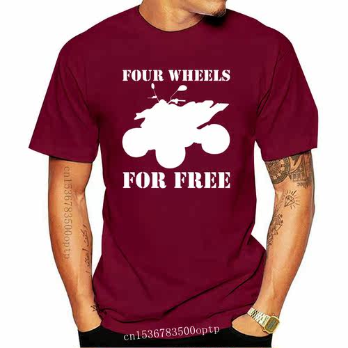 New 2021 Men T-Shirt Summer Style ATV Motorcyle Four Wheels