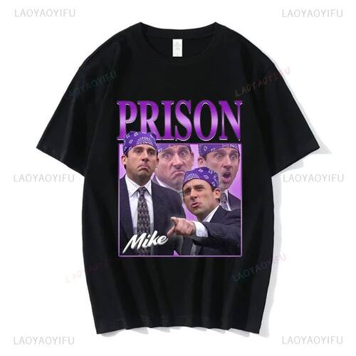 Prison Mike Michael Scott Homage The Office Black Humor T-sh
