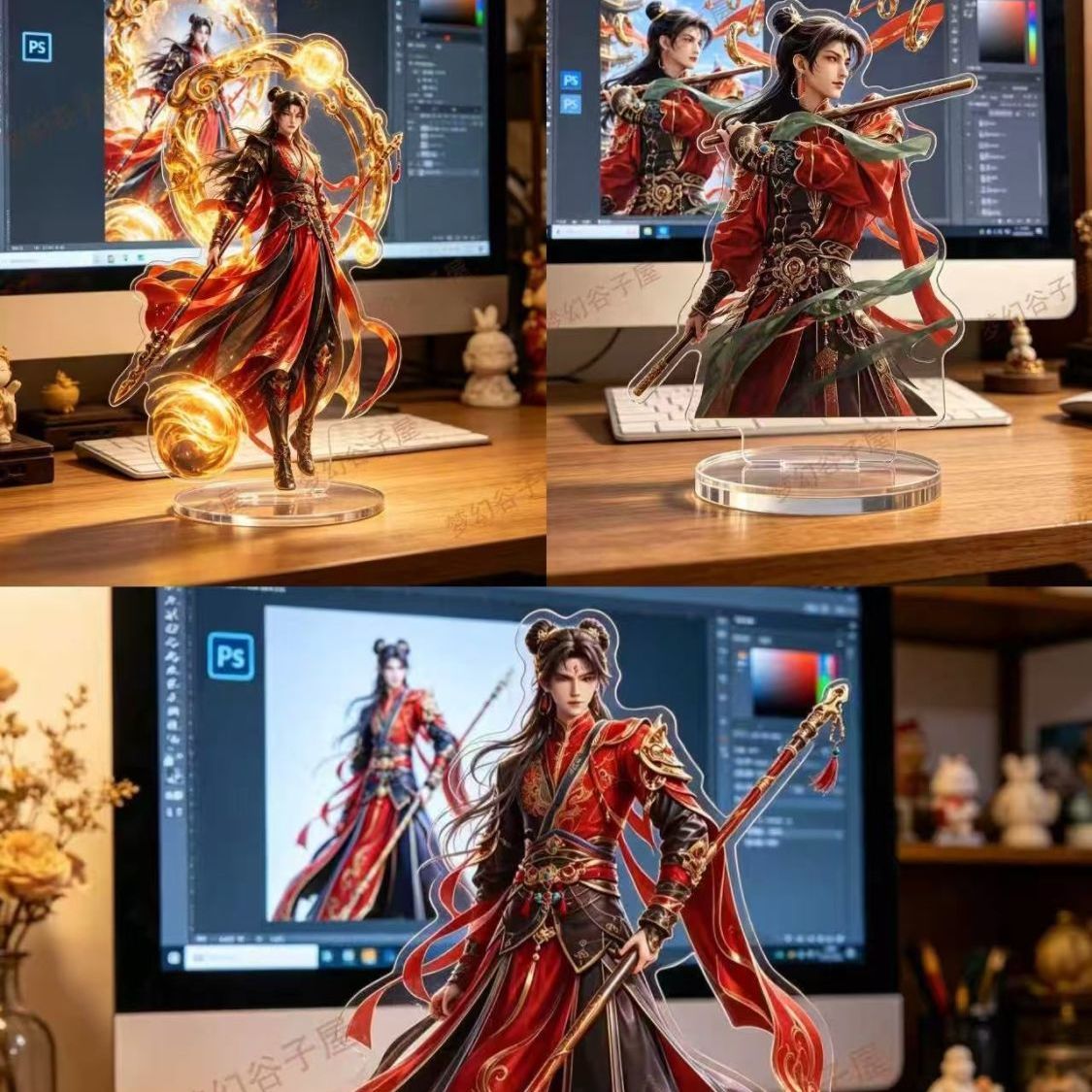 师兄啊师兄哪吒立牌摆件