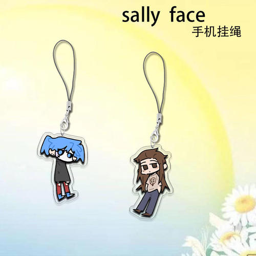 SallyFace同人亚克力手机链
