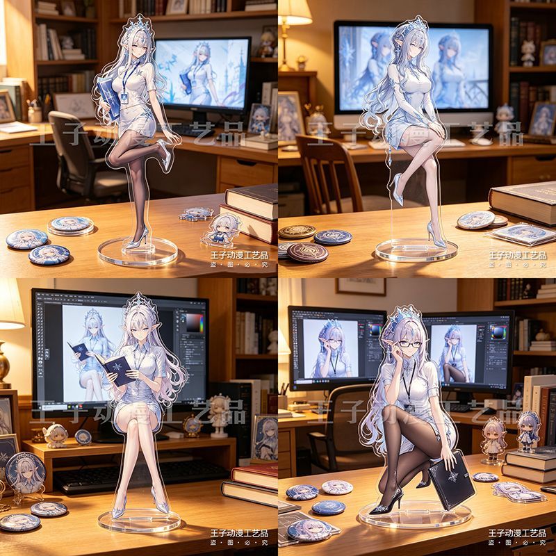 原神周边冰之女皇立牌