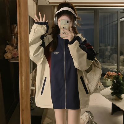 加绒加厚冲锋衣夹克男女同款外套