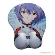 动漫卡通美女 火影守望先锋EVA初音个性3D 立体鼠标垫 吸塑包装