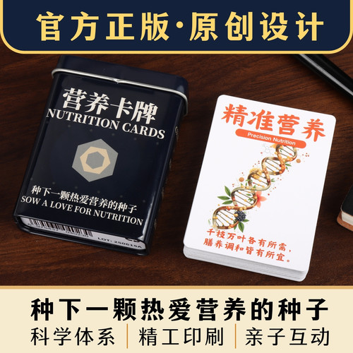 【木森说】营养卡牌知识扑克牌