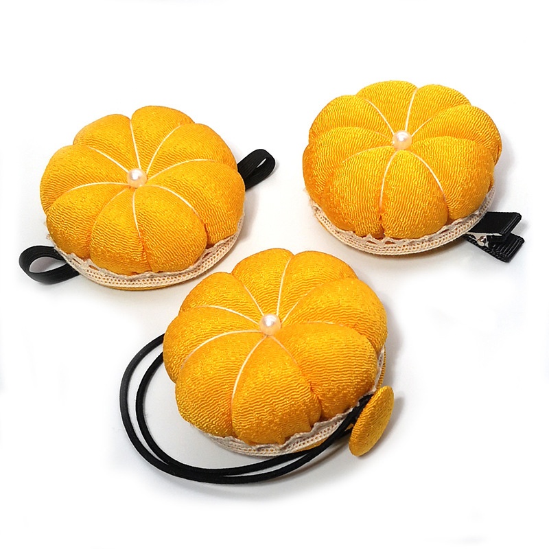 跨境和风缝纫机用针插 两用针扎南瓜夹子插针包套装手腕针垫E309