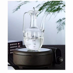 仿宋壶点茶执壶贵妃壶可电陶炉加热玻璃酒壶泡茶壶分茶器透明茶具