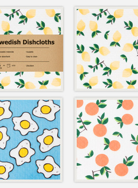 Thickened dishwashing cloth sponge absorbs  dishwashing