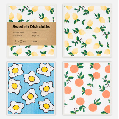 Thickened dishwashing cloth sponge absorbs  dishwashing