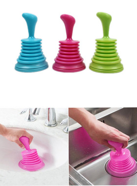 Sink Pipeline Dredger Kitchen Toilet Drain Plungers Bath Sin
