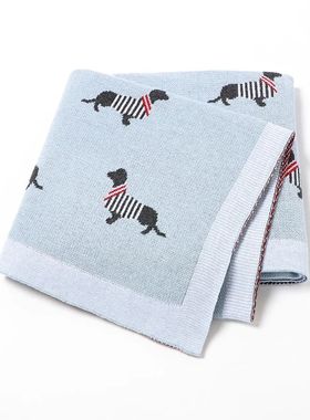 Crib Quilt Cute Dachshund Infant Stroller Covers Swaddle *CM