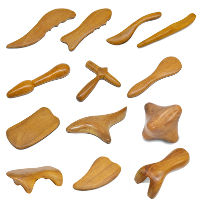 Fragrant Wood Body Massage Tool Foot Reflexology Acupunctur