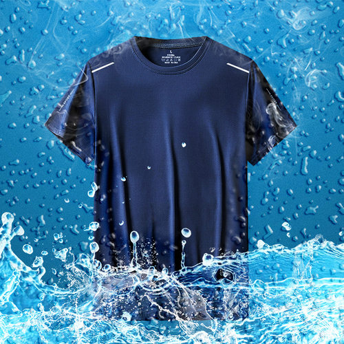 Thin Ice Silk Quick Drying Half Sleeve Top Sports Comfortabl