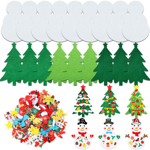 Christmas Tree Cross border Splicing Felt Christmas Tree Sno