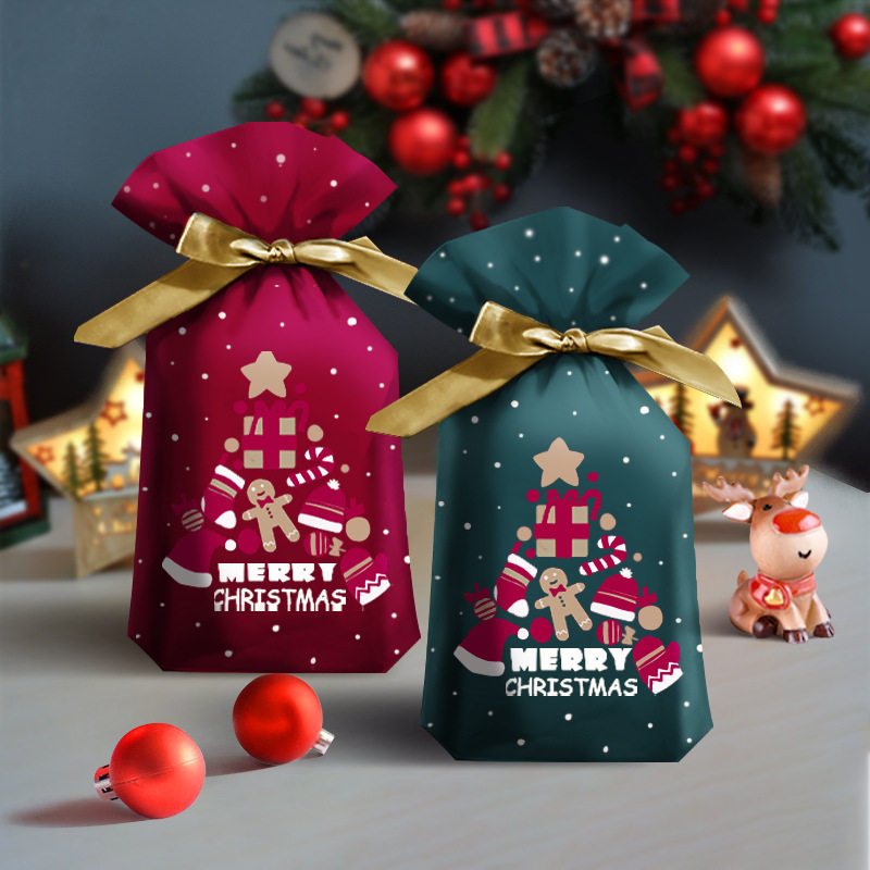 mas plastic bag christmas decorations for home navidad  gift