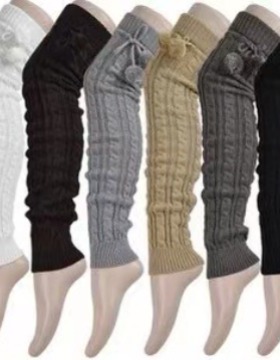 65cm Women's Long Leg Warmers Thickened Over Knee Warm