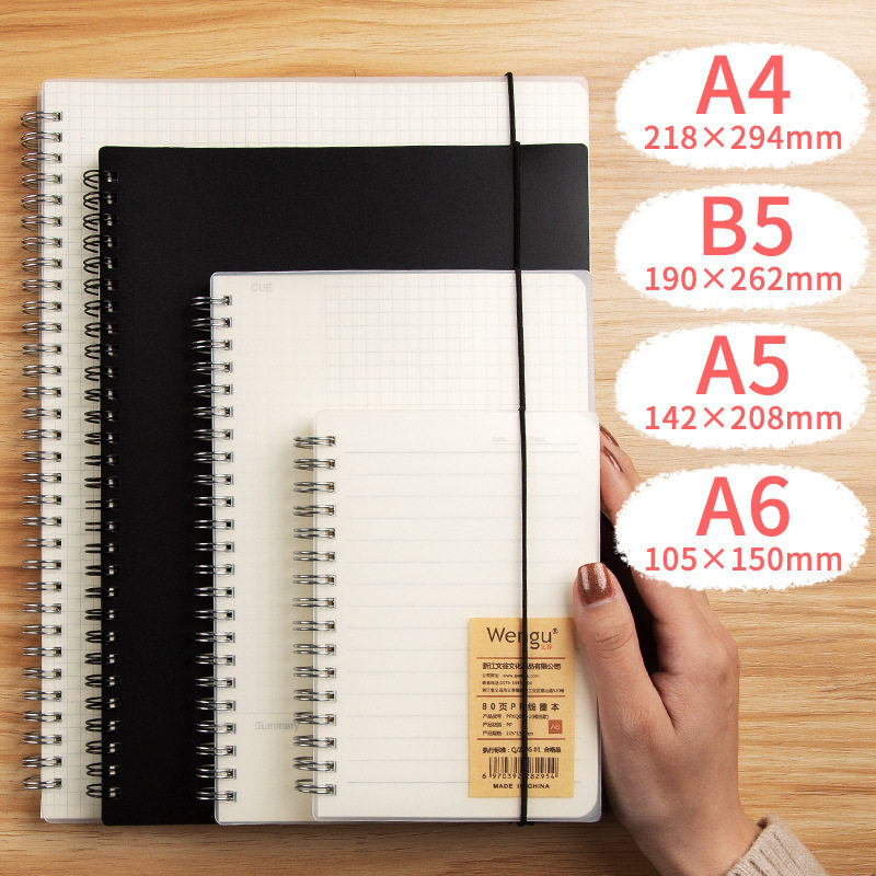 a a dairy planner spiral notebook and journals kawaii grid