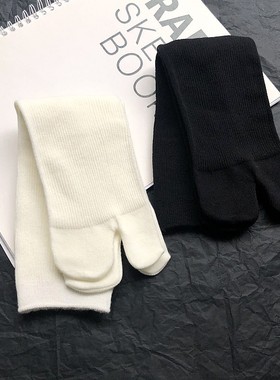 Two Toe Socks Female Korean Japanese Harajuku Split Toe Sock