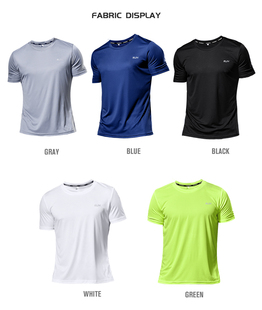 Shirt Trainer Running T-Shirt Men&#s Breathable Sportswear