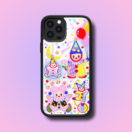 欧美风WF新款手机壳欢乐派对苹果16promax防摔保护套适用iPhone15/14plus/13mini少女心可爱超甜12/11/xsmax