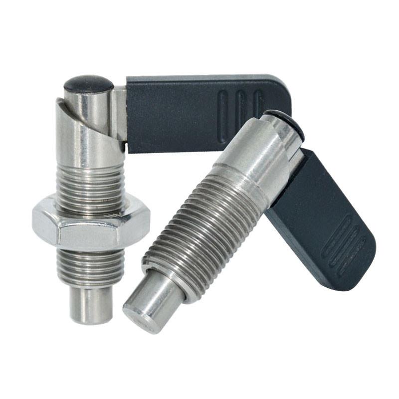 旋钮柱塞把手型螺纹定位柱L型球头弹簧行程柱塞分度销PXVB/PXVBK