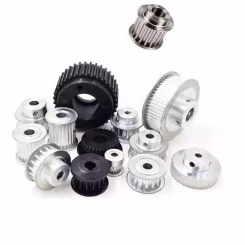 定做同步轮同步带轮3M5M8M14/T10AT20AT10T5铝H钢LMXL H5M/H8M型