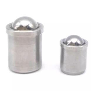 替代米思米BSJT4/5/6/8不锈钢轴肩型球头柱塞 无螺纹台阶定位弹簧