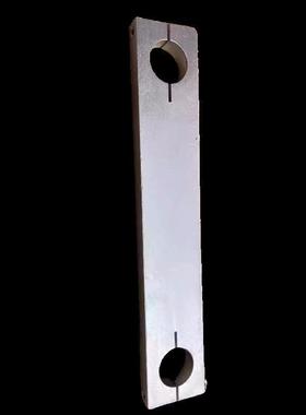 铝合金加长平行双孔同向光轴连接件固定块口罩机用圆管垂直锁紧夹