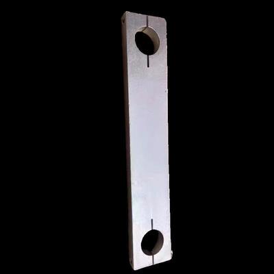 铝合金加长平行双孔同向光轴连接件固定块口罩机用圆管垂直锁紧夹