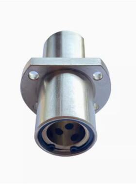 加长石墨铜套中间切边法兰型直线轴承LMHC16 20 25 30 35 40L