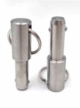 快卸销替代BLPS8/10 球头锁紧销实心型双钢珠拉环销安全插销ZAA01