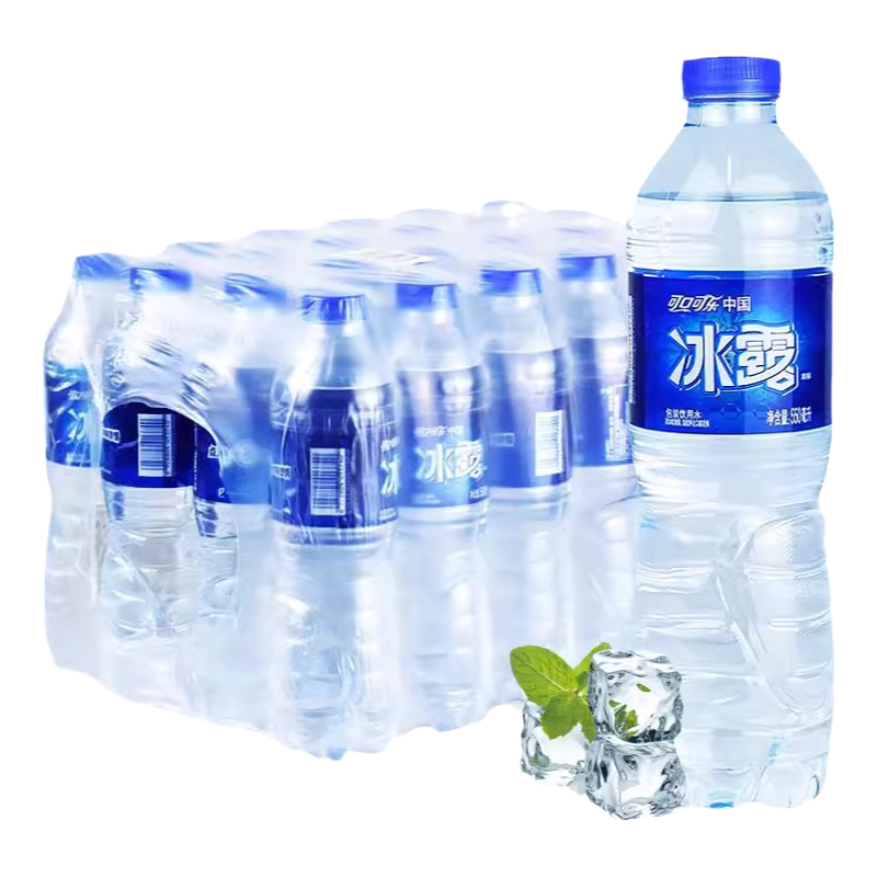 冰露550ml*24瓶饮用水正品整箱批特价可口可乐怡宝纯净水非矿泉水