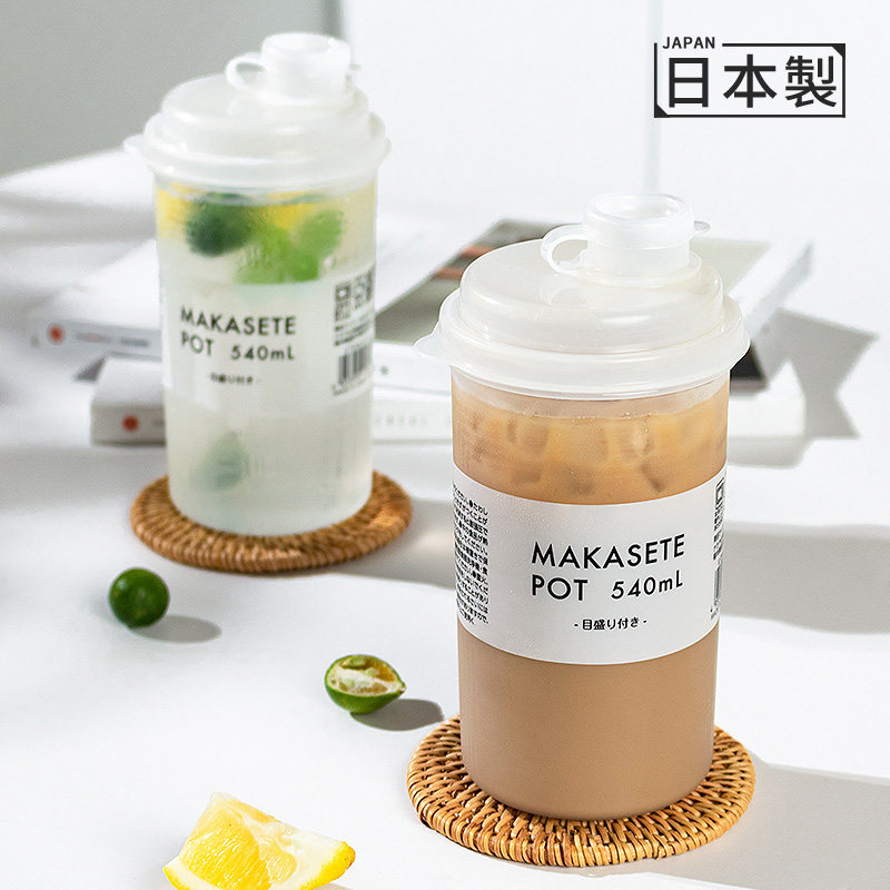 日本进口冷泡杯冷水壶冰箱冷藏饮料果汁茶瓶冷泡瓶随身可携式冷萃