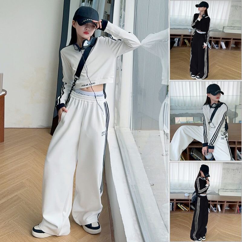 2026新款女童春秋套装春装儿童洋气卫衣大童运动休闲长裤两件