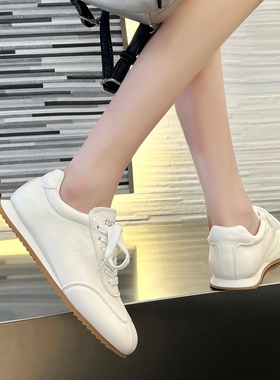 2025新款龍林秋季头层牛皮女软底软面百搭休闲女鞋高品质