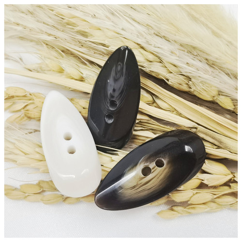 椭圆异形树脂不规则纽扣