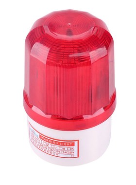 声光报警器LTE-1101J机床旋转户外岗亭红色警示灯24V220vLED闪烁